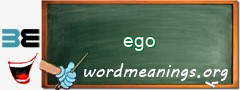 WordMeaning blackboard for ego